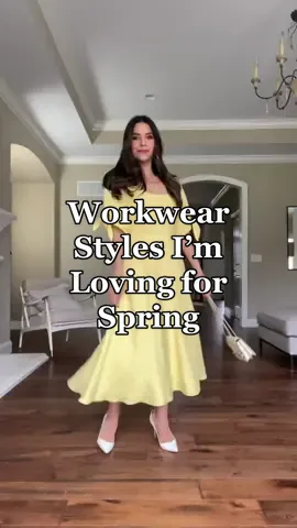 Colorful and neutral looks for spring 🌷#spring #workwear #fashiontiktok #colorfulstyle #fashionforyou #blazeroutfit #dress