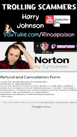 #scam #rinoapoison #scambaiting #fyp #foryoupage #foryou #improv #humor #funny #scammers #harryjohnson