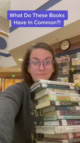 Can you believe all of these banned books?! #kidlit #BookTok #booktoker #BookTokChallenge #hp #harrypotter #library #librarian #librariansoftiktok #librariansbelike #librarytiktok #librarytok #school #schoollife #librarianlife #teachertok #teachertiktok #fyp #bannedbooks #DidYouKnow