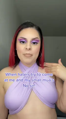 I gotchu babes! Haters can hate but we will continue to thrive 💜 #smallmua #smallmuasoftiktok #smallmuacreator #smallmuasupport #smallmakeupartist #letssupporteachother #igotchu #hatersgoingtohate #wewillthrive