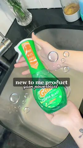 trying out gain power blast and in absolute love #EasyWithAdobeExpress #gainpowerblast #CleanTok #cleaningtiktok #cleaningasmr #sinkclean #sinkcleanasmr #simpleclean #scrubbingasmr #sudsyclean #cleaningtherapy4u