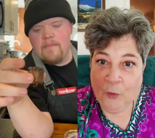 #duet with @chefadamlibby #gettinmyfatbitchon #foodreaction #FoodTok #foodtiktok #kitchenmasterpieces #pourmeadouble