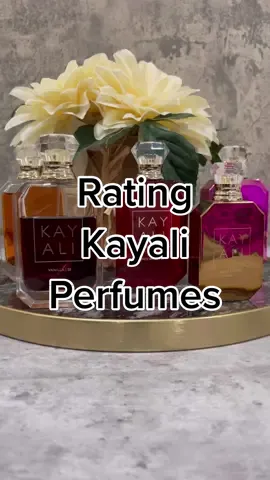 Rating my top 5 Kayali perfumes #perfumetiktok #fyp #fragrancetiktok #kayali