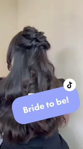 Reply to @rosacortez24 hope she likes it! #bridalhairinspo #bridehairstyle #eleganthairstyle