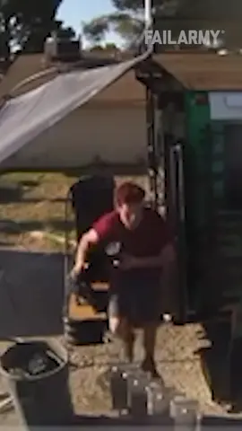 Never...ever...trust a ladder. 😅 #FailArmy..#CCTV #fail #funny #funnyfail