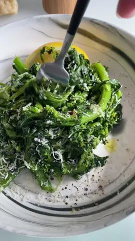 Mediterranean Broccoli Rabe (full recipe is on my site: hungryhappens.net)