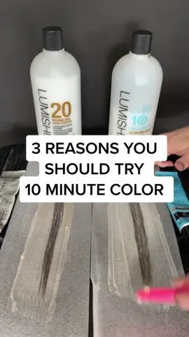 have you tried lumi10 ⁉️ #graycoverage #grayhair #haircolor #hairtok #hair