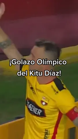 #GolOlimpico de #DamianDiaz vs #Montevideo #Wanderers en el #Monumental por #CopaSudamericana ✨ #BarcelonaSC #KituDiaz #Barcelona #Idolo #BSC #Kitu #Olimpico #Golazo