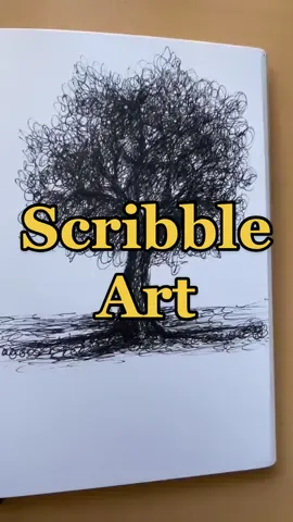 It all starts with a scribble #arttok #LearnOnTikTok #learnwithtiktok #artistsoftiktok #mindfulness #tutorial #arttutorial #doodleart #howtodraw #drawingforbeginners #scribbleart