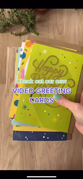 Introducing our Video Greetings cards! Create one of a kind moments that last a life time 🎬💜 #videogreetings #hallmark