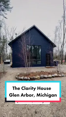 Full tour of The Clarity House. You won’t believe the 24 ft tall ceilings in the main room! #cabin #airbnb #traveltok #airbnbcheck