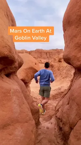 A new goblin around every corner in what’s called “Mars on Earth.” #Utah #Hiking #Adventure #GoblinValley #Outdoors #Sustainability #Painting