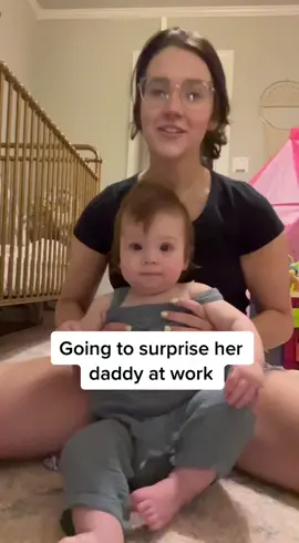 She is starting to become a daddy’s girl 🥺❤️ #fyp #hunteranddevin #parentsoftiktok #babygirl #firewife #firefighterlife #cutebaby