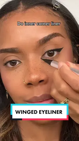 Do u wear winged eyeliner? 👀 #makeup #eyelinertutorial #wingedeyeliner