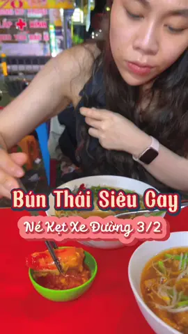 Bún thái siêu cay cấp độ 7 và cách né kẹt xe #anhbungmo #theanh28 #ancungtiktok #reviewanngon