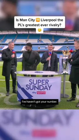 “I haven’t got your number!” 😂 #football #pl #mancity #liverpool #roykeane #micahrichards #SundaySpecial