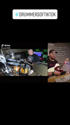 @Chris Wilkins at it again with a sick #drums #duet of my track! This one was confusing for me to write drums to, but Chris NAILED it! #guitartok #ByeByeSundayBlues #ImoniCarly #guitarist #guitaristsoftiktok