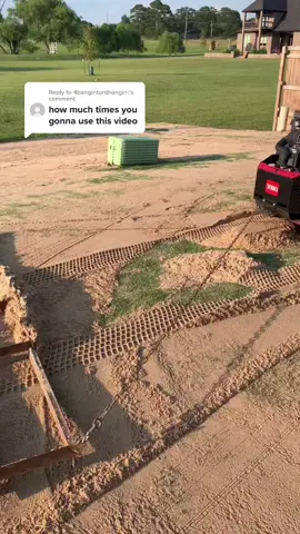 Reply to @4banginturdhangin  ok ok fine. This is the time we did my brother’s lawn. #sandleveling