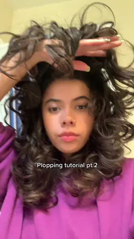 Just another way to dry plop / protect your curls overnight :) #curlyhair #ploppinghair #overnightcurls