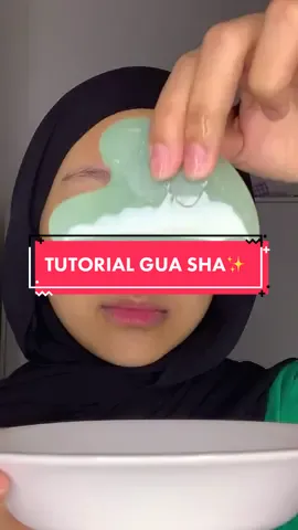 tutorial pake gua sha✨ #beautywithrhaina