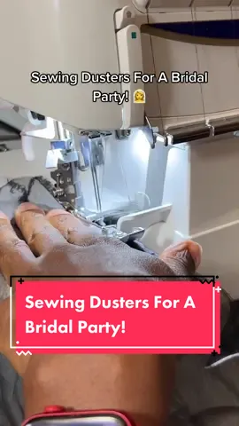 Sewing size inclusive dusters for a bridal party! #sew #sewing #sewingtiktok #sizeinclusive #sizeinclusivefashion #genderlessfashion #genderlessclothes
