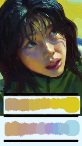Power of reflected light on skin colors #artlessons #arttutorial #howtodraw #digitalpainting  #quickarttips #arthacks #drawingtutorial #squidgame