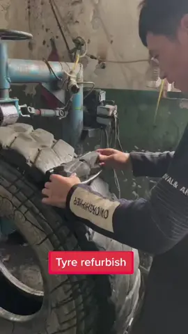 How to refurbish a truck tire