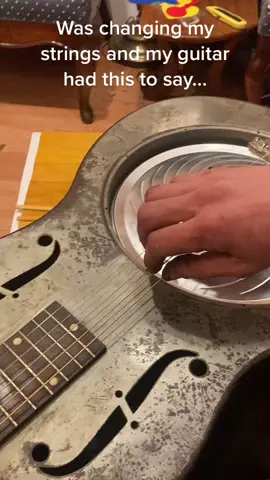 I’ll never find these notes again... 😌 #bentbutnotbroken #guitartok #resophonicguitar #nationalguitars #fyp #makethisasound  #thisISasound
