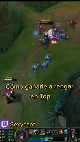 cómo ganarle a rengar en top #rengar #vidagamer #singed #gamerentiktok