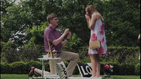 5 years ago, a complete and total surprise 🤍#proposalvideo #iwontgiveup #jasonmraz #surpriseproposal #willyoumarryme