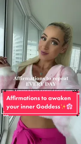 Affirmations to awaken your inner Goddess✨🦋🌸 #positiveaffirmations #innergoddess #divinefeminineenergy #confidencecoach #selflove #selfconcept