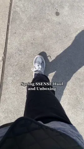 Mini haul 🚨 #ssense #ssensehaul #luxuryhaul
