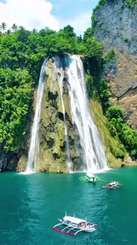 Catandayagan Falls, Masbate - Only waterfall in the Philippines that debouche into an ocean. #fyp #bernation #fypシ #masbate #catandayaganfalls #waterfall #bucketlist