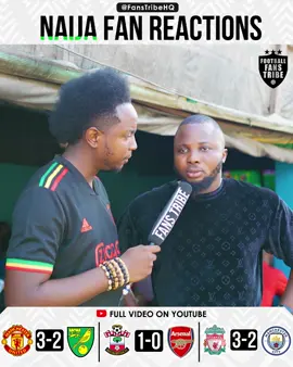 Reactions from yesterday dropped already! - FULL INTERVIEWs On our YouTube / #naijafootball #PremierLeague #arsenalfc #tiktoknigeria #ManUnited #ynwa