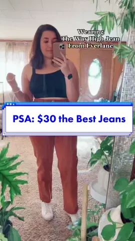 PSA The Way High Jean *achroma* line is $68 today! Wearing size 32 long, stats are 5’4 and normally a 12-4 in jeans! https://rstyle.me/cz-n/gf5pk6cxjfp #everlanejeans #midsizetok #curvytok #vintagedenim @everlane