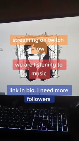 Pls come vibe with me and listen to music at your request #fyp #twitch #music