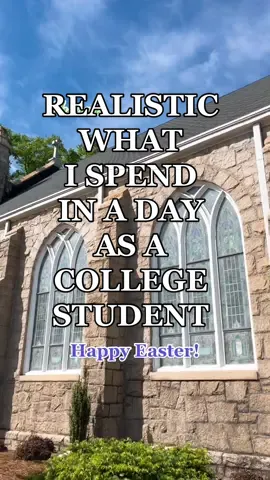 Happy Easter! Us out of state students need to stick together on short holiday breaks! #whatispend #college #whatispendinaday #celebrateeaster #collegestudent #budgeting #sororityfood #sorority