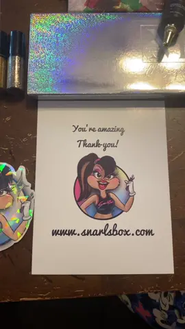@SnarlsBox I’m obsessed with everything & can’t wait to use it all! I’m a bit under the weather today but I’ll def be trying it all! #snarlsbox #customsnarlsbox #makeuplover #fypシ #makeupandrecovery #makeupmomma