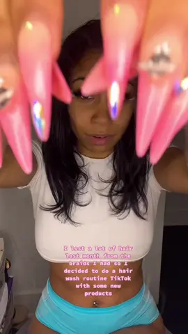 I gotta get better with editing but I tried 🤭😩 #hairlost #washroutine #hair #fyp #4u #hairprproducts #hairgrowthtips #leaveinconditioner #fypシ #4u