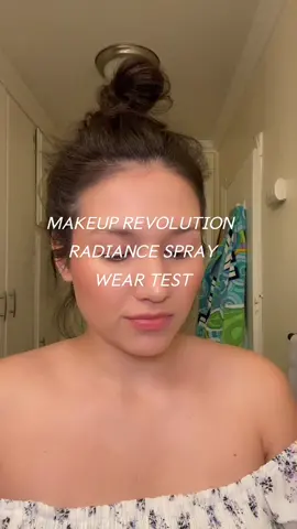 #makeuprevolution #radiance #spray #beauty #makeup #weartest #review #OOTD #settingspray #glowingskin #MyRev @candidlyaalain @candidlyaalain