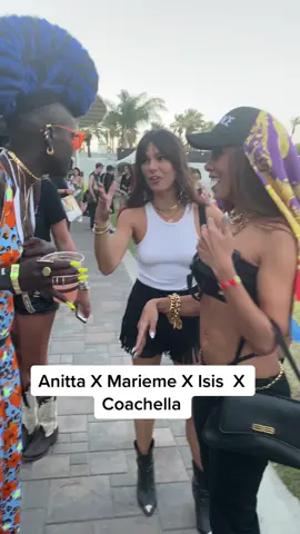 Coachella with @Anitta #isisvalverde #anitta Brazil was in the house 🙌🏿💙💙 #coachella #brazil #fyp #foryoupage