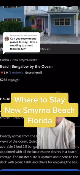 Reply to @cruzado143  Where to stay in New Smyrna Beach, Florida #newsmyrnabeach #newsmyrnabeachfl #newsmyrnabeachflorida #newsmyrna #eastcoastflorida