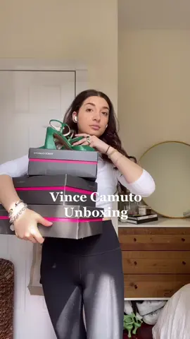 @Vince Camuto unboxing 😍 #shoehaul #springshoes #unboxing