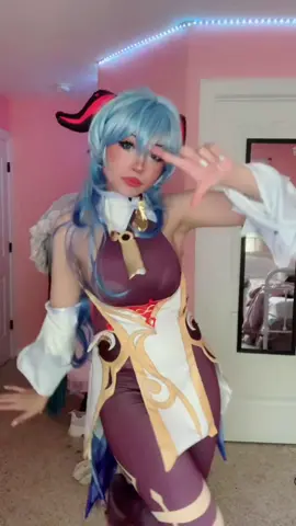 i’m back home!! which cosplays do you guys want to see for the next few days! #ganyu #genshin #GenshinImpact #genshincosplay