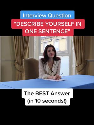 Describe Yourself in One Sentance interview question #interviewskills #interviewquestions #interviewtips #interviewprep #RichardMcMunn #CareerVidz #jobinterview