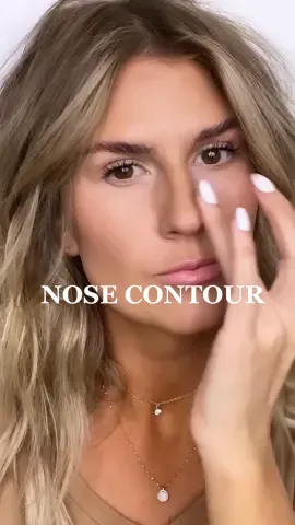 nose contour for girls like me who don’t really know how to contour their nose! 😂 keep your contour lines tight and add a brightening shade to the middle! #HPSustainableSounds #ComeDanceWithMe #MoveWithTommy #ByeByeSundayBlues #ImoniCarly