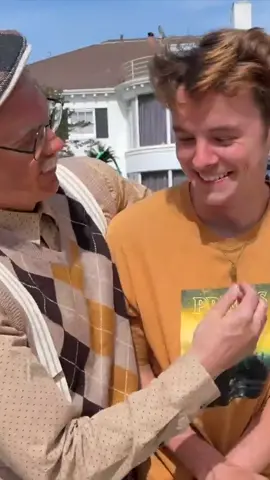 Ryan smooched his GRANDPA!?! #teamrar #grandparentsoftiktok #ryanprunty #grandpa #cartersharer