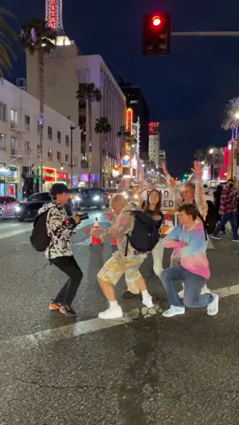 We had to try this trend in Hollywood🤪 @Andra Gogan @Merrick