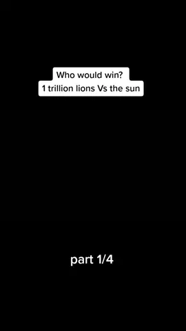 Video from eklectic. Who would win #meme #fyp #viral #showerthoughts #lions #sun #firstvideo #obama