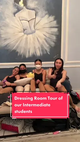 Their dressing room is a place where they can relax, study and sleep.